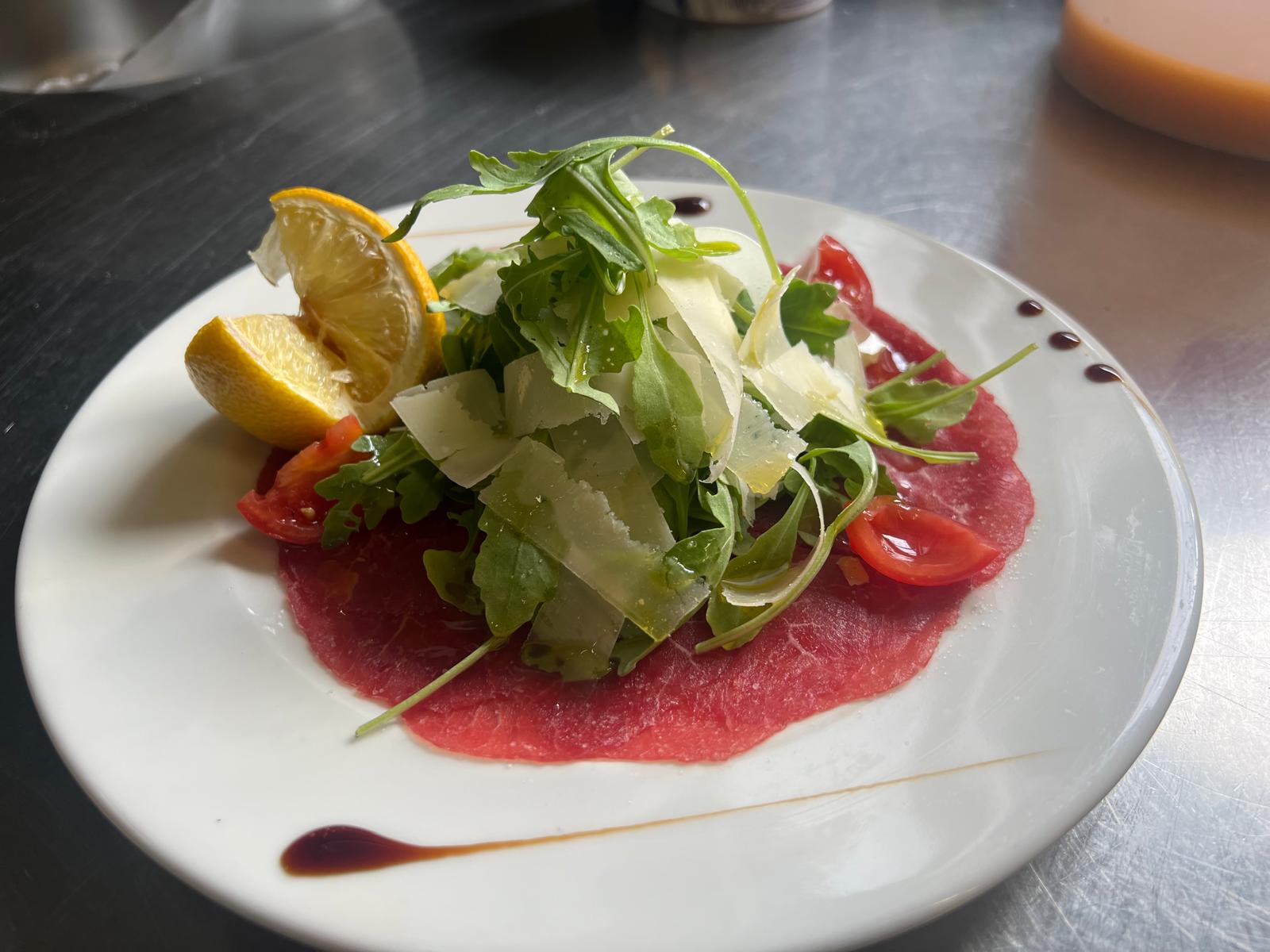 Beef carpaccio